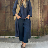 Florence | Women’s Relaxed Long Tunic and Pant Set