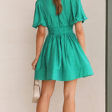 Katie | Women’s Spring Puff Sleeve Mini Dress