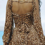 Charlotte | Summer Women Long Sleeve Mini Dress