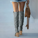 Natalie | Women Elegant Block Heel High Boots