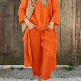 Florence | Women’s Relaxed Long Tunic and Pant Set