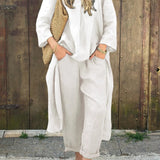 Florence | Women’s Relaxed Long Tunic and Pant Set
