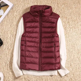 Rose | Women’s Lightweight Zip Front Puffer Vest