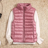 Rose | Women’s Lightweight Zip Front Puffer Vest