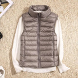 Rose | Women’s Lightweight Zip Front Puffer Vest
