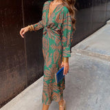 Violet | Women’s Wedding Guest A-Line Maxi Dress