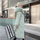 Hannah | Women’s Winter Quilted Coat with Hood Trim