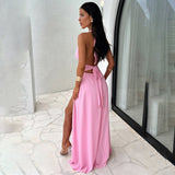 Emma | Women Wedding Guest Plunge Maxi Dress