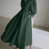 Zara  | Women’s Belted Shirt Maxi Dress