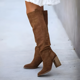 Natalie | Women Elegant Block Heel High Boots