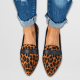 Emily | Women Spring Leopard Pattern Loafers