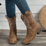 Ariana | Women’s Trendy Block Heel Cowboy Boots
