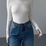 Lucy | Women’s Spring Stylish Ribbed Turtleneck Sweater