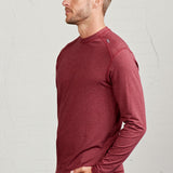 Carrollton Long Sleeve Gym Top for Men | Moisture-Wicking Activewear T-Shirt in Black, Navy, Grey