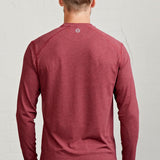 Carrollton Long Sleeve Gym Top for Men | Moisture-Wicking Activewear T-Shirt in Black, Navy, Grey