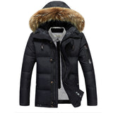 Daan | Men's Insulated Winter Coat with Faux Fur Collar for Stylish Warmth