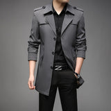 Richard | Men’s Single Breasted Lightweight Trench Coat