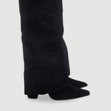 Emily | Women’s Leather Thigh-High Boots with Buckle