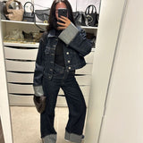 Lauren | Women’s Spring Cropped Jacket Pants Set