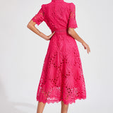 Willow | Women’s Chic Lace Midi Dress