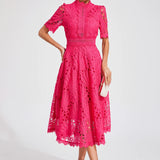 Willow | Women’s Chic Lace Midi Dress