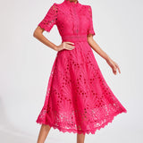 Willow | Women’s Chic Lace Midi Dress