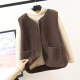 Sarah | Women’s Relaxed Fit Sleeveless Outerwear Vest