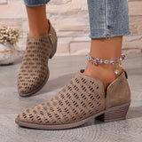 Eleanor | Women Spring Casual Cutout Ankle Boots