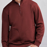 Legacy Heavyweight 1/4 Zip Fleece Jacket for Men | Soft Bamboo & Cotton Blend