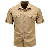 Damien | Men’s Spring Utility Pocket Shirt