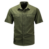 Damien | Men’s Spring Utility Pocket Shirt