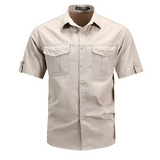 Damien | Men’s Spring Utility Pocket Shirt