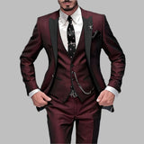 Donald | Men Luxury Three Piece Wedding Suit Set