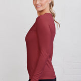 NOLA Women's Long Sleeve Gym Top | Moisture-Wicking Activewear for Workouts & Casual Wear