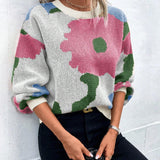 Sydney | Women's Floral Print Pullover Sweater