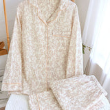 Hazel | Women’s Long Sleeve Floral Pajama Set