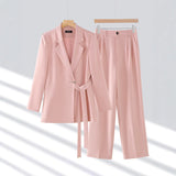 Gabriella | Women’s Tailored Suit Set with Long Blazer