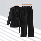 Gabriella | Women’s Tailored Suit Set with Long Blazer