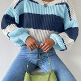 Taylor | Women’s Striped Knit Pullover Sweater