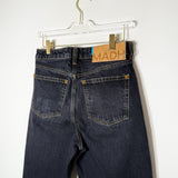 Ozon Black Sculpture | Cropped Barrel Men's Jeans in Washed Black