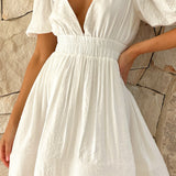 Katie | Women’s Spring Puff Sleeve Mini Dress