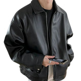 Colton | Men’s Oversized Leather Bomber Jacket