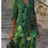 Hailey | Women’s Floral V-Neck Midi Dress