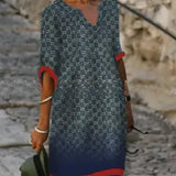 Hailey | Women’s Floral V-Neck Midi Dress