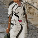 Hailey | Women’s Floral V-Neck Midi Dress