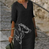 Hailey | Women’s Floral V-Neck Midi Dress