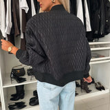 Elizabeth | quilted stylish bomber jacket