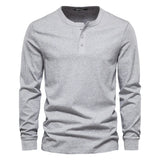 Christopher | Stylish Men’s Long-Sleeve Henley Shirt