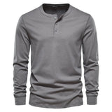 Christopher | Stylish Men’s Long-Sleeve Henley Shirt