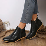 Ella | Women Spring Casual Side-Zip Ankle Boots